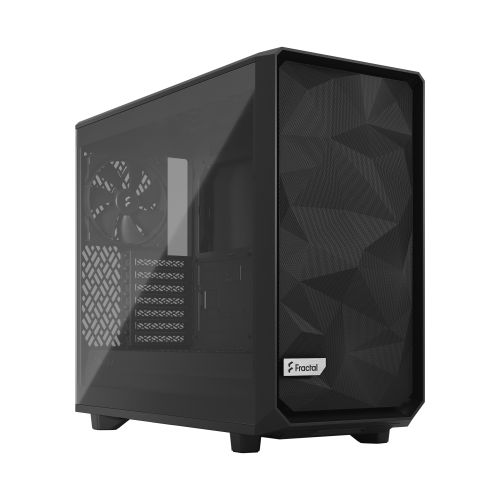 "Fractal Design Meshify 2 Lite (Black TG) Gaming Case w/ Light Tint Glass Window