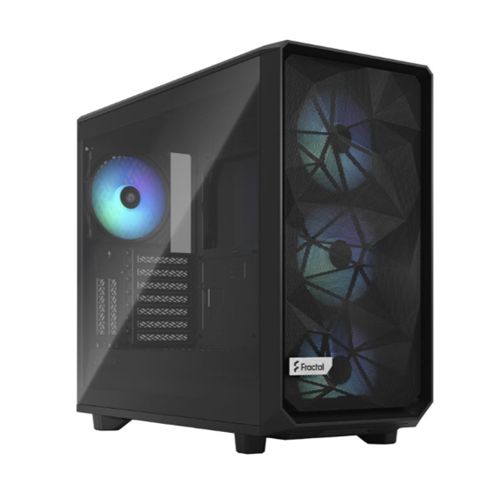 "Fractal Design Meshify 2 RGB (Black TG) Gaming Case w/ Light Tint Glass Window