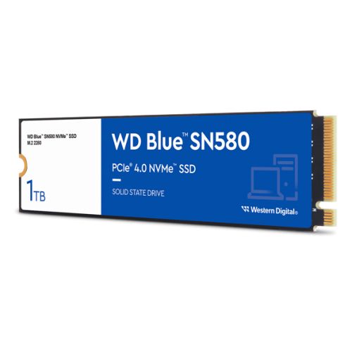 "WD 1TB Blue SN580 M.2 NVMe Gen4 SSD