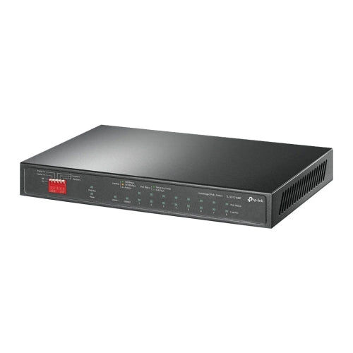 "TP-LINK (TL-SG1210MP) 10-Port Gigabit Desktop Switch with 8-Port PoE+