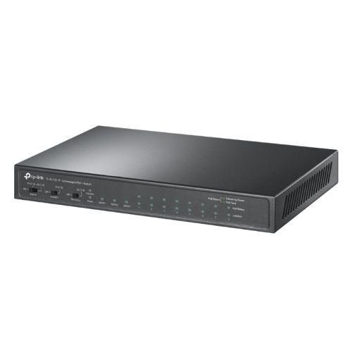 "TP-LINK (TL-SL1311P) 8-Port 10/100Mbps + 3-Port Gigabit Desktop Switch with 8-Port PoE+