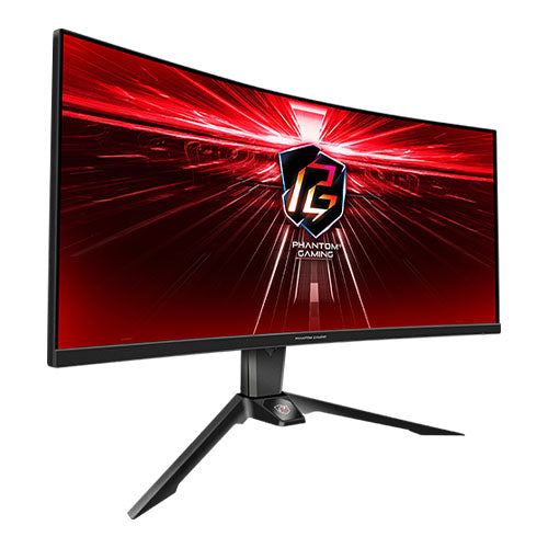 "Asrock 34"" WQHD Curved Gaming Monitor (PG34WQ15R2B)