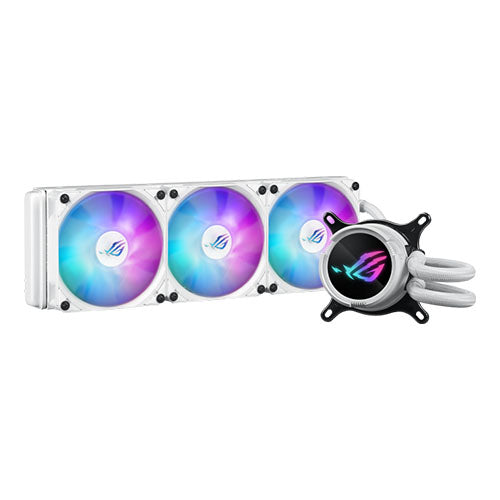 "Asus ROG STRIX LC III 360 ARGB White Liquid CPU Cooler