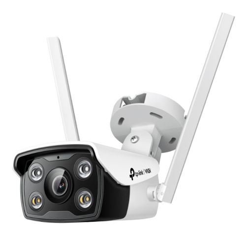 "TP-LINK (VIGI C340-W 4MM) 4MP Outdoor Full-Colour Wi-Fi Bullet Network Camera w/ 4mm Lens