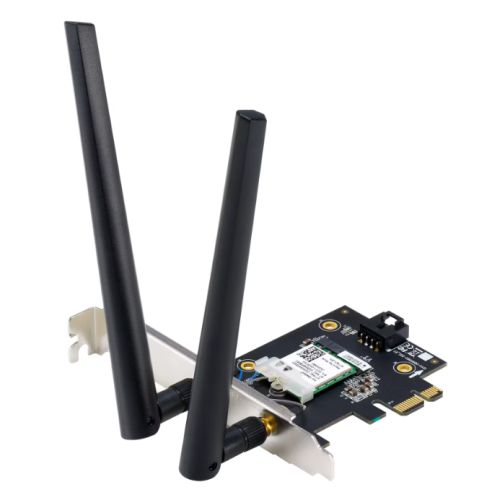 "Asus (PCE-BE6500) BE6500 Wi-Fi 7 Tri-Band PCI Express Adapter