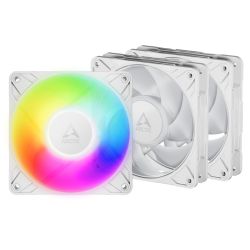 "ARCTIC P12 Pro ARGB 12cm PWM Case Fans w/ Cable Splitters (3 Pack)