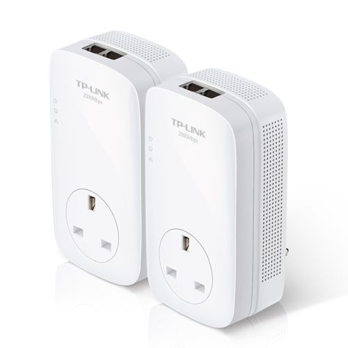 "TP-LINK (TL-PA9020P KIT) AV2000 GB Powerline Adapter Kit