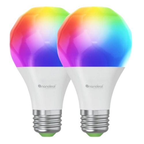 "Nanoleaf Matter Wi-Fi E27 Smart Bulbs (2-Pack)