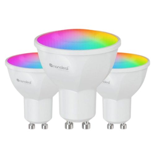 "Nanoleaf Matter Wi-Fi GU10 Smart Bulbs (3-Pack)