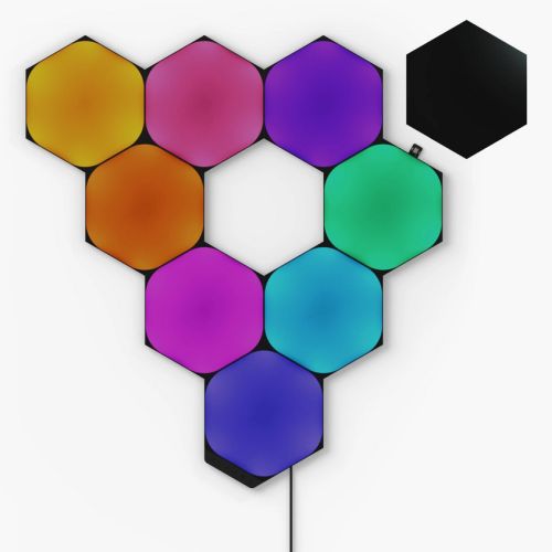 "Nanoleaf Shapes Limited Edition Ultra Black Hexagons Starter Kit (9-Panels)