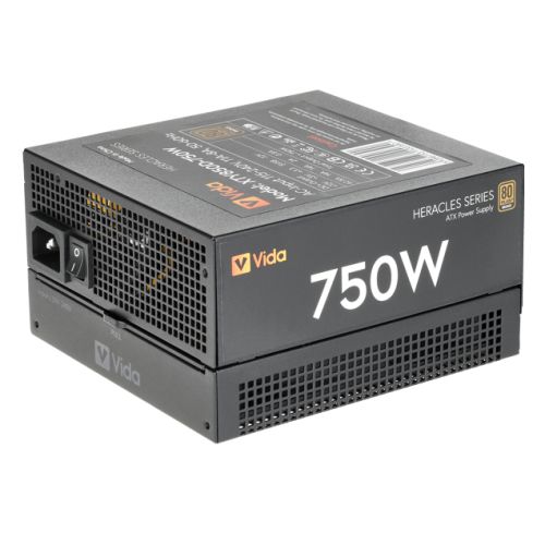 "Vida 750W Heracles Black ATX Gaming PSU