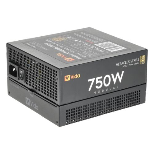 "Vida 750W Heracles Black ATX 3.1 Gaming PSU
