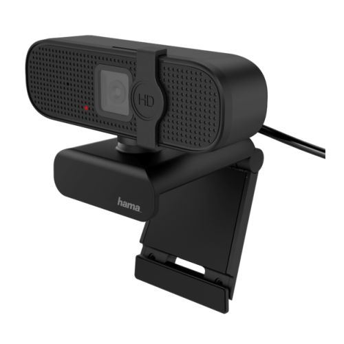 Hama C-400 FHD Webcam with Mic, 1080p, 30fps, Closable Lens, 360�� Swivel Range, 70�� Visual Angle