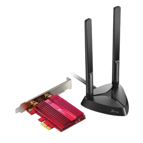 "TP-LINK (Archer TX3000E) AX3000 (574+2402) Wireless Dual Band PCI Express Wi-Fi 6 Adapter